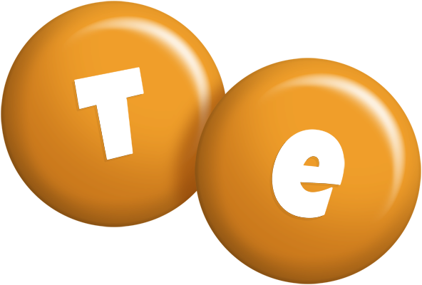 Te candy-orange logo