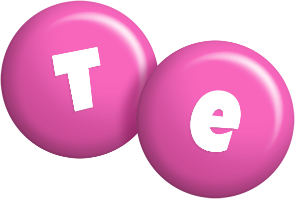Te candy-pink logo