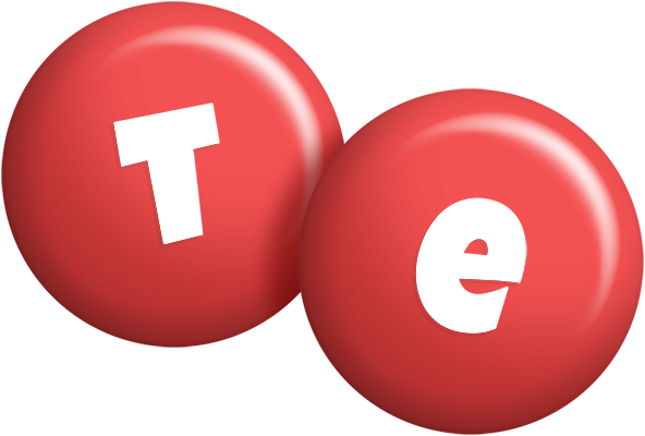 Te candy-red logo