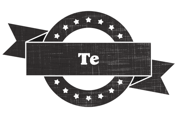 Te grunge logo