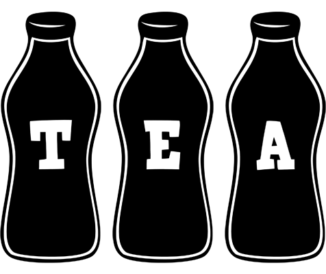 Tea bottle logo
