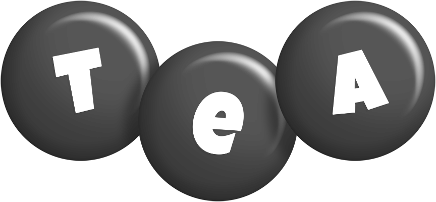 Tea candy-black logo
