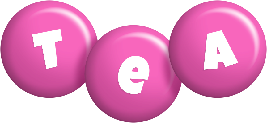 Tea candy-pink logo