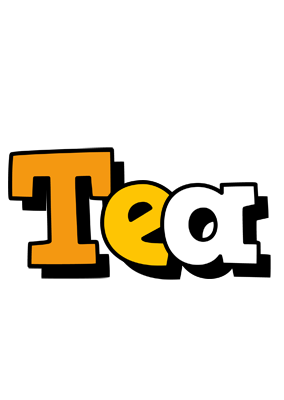 Tea cartoon logo
