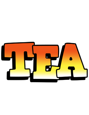 Tea sunset logo