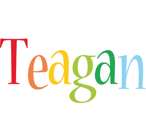 Teagan birthday logo