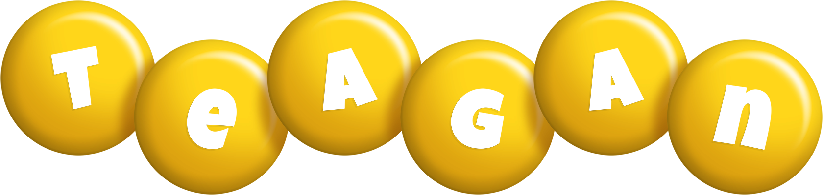 Teagan candy-yellow logo