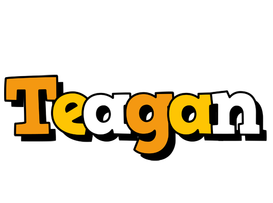 Teagan cartoon logo