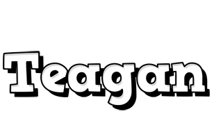 Teagan snowing logo