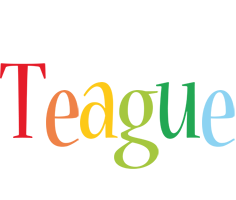 Teague birthday logo