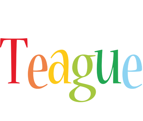 Teague birthday logo