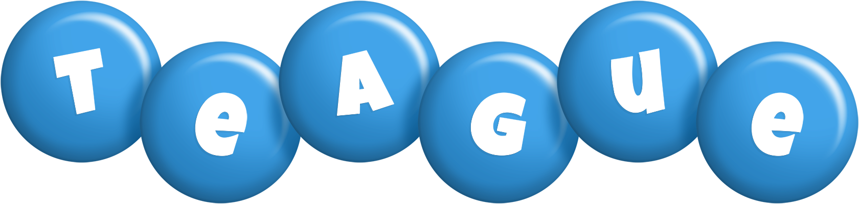 Teague candy-blue logo