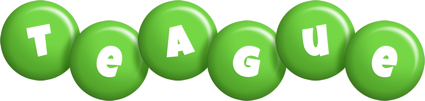 Teague candy-green logo