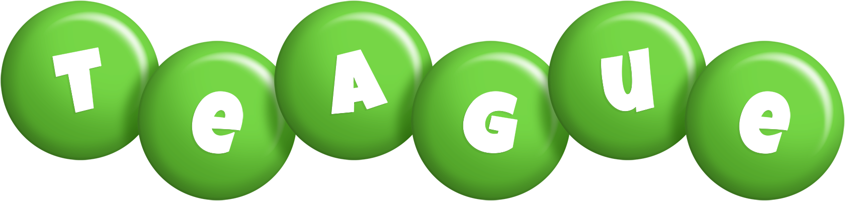 Teague candy-green logo