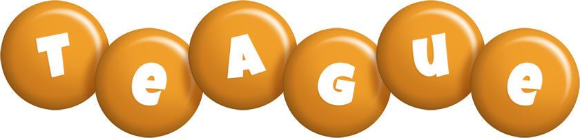 Teague candy-orange logo