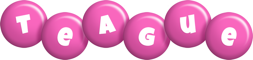 Teague candy-pink logo