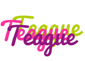 Teague flowers logo