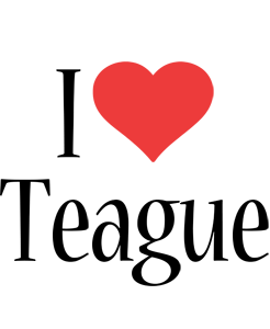 Teague i-love logo