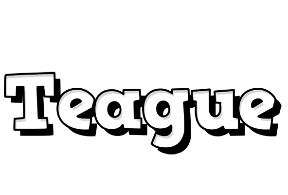 Teague snowing logo