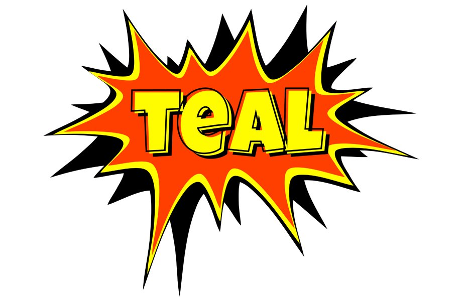 Teal bazinga logo