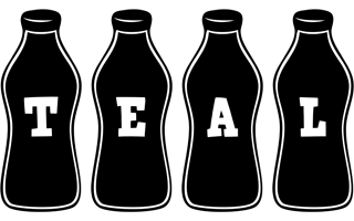 Teal bottle logo