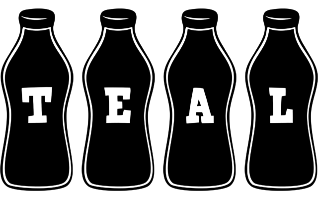 Teal bottle logo
