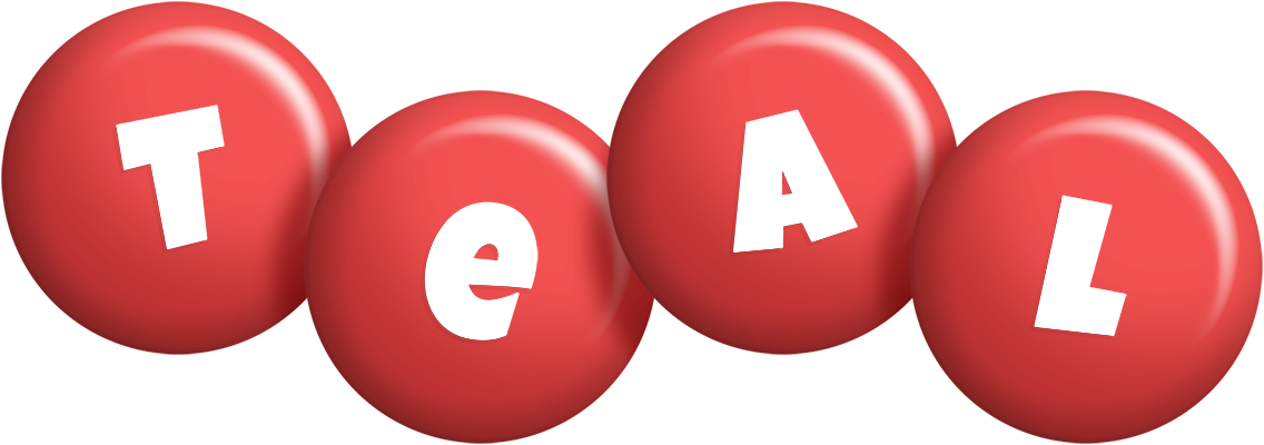 Teal candy-red logo