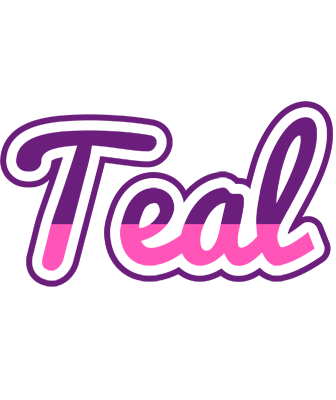 Teal cheerful logo
