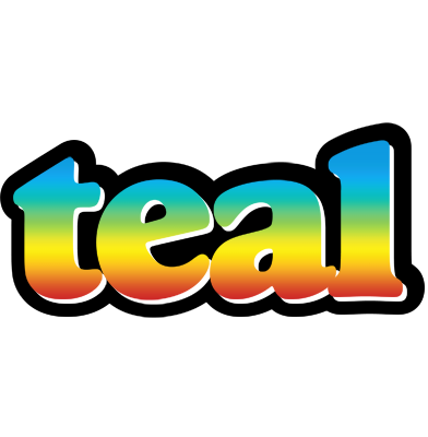 Teal color logo