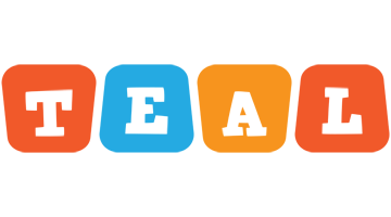 Teal comics logo