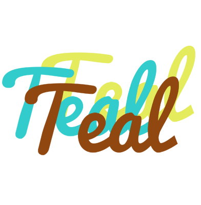 Teal cupcake logo
