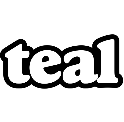 Teal panda logo