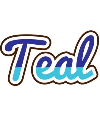 Teal raining logo