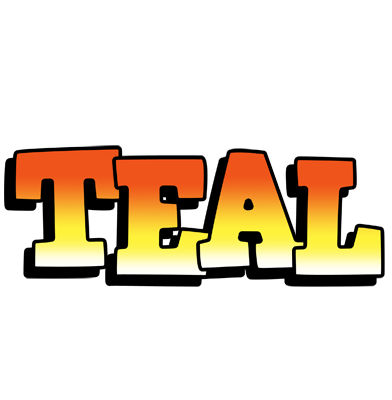 Teal sunset logo