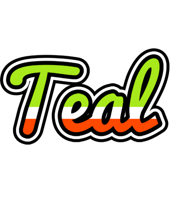 Teal superfun logo