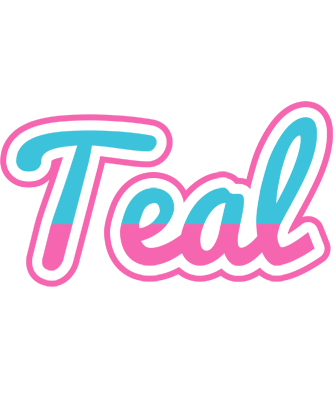 Teal woman logo