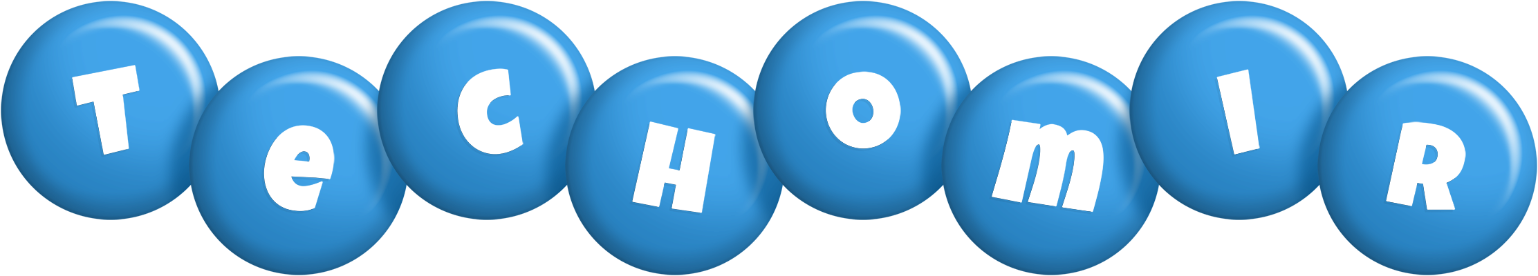 Techomir candy-blue logo