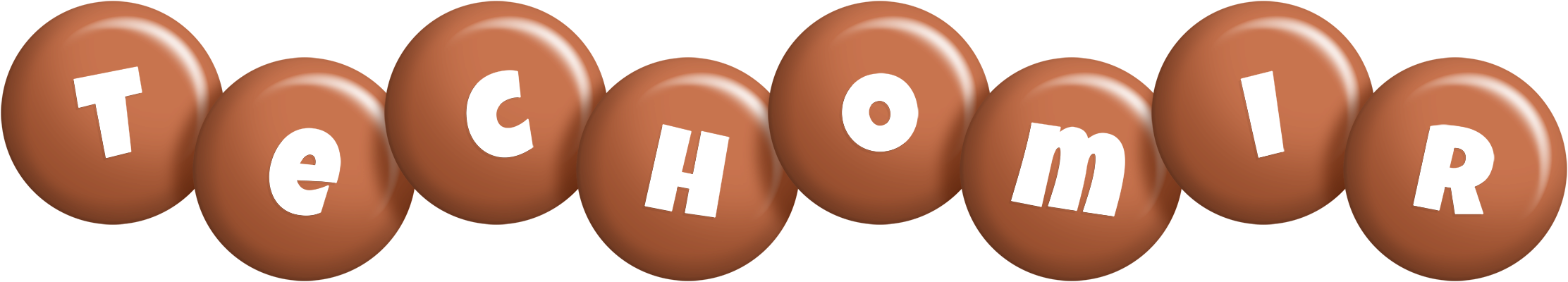 Techomir candy-brown logo