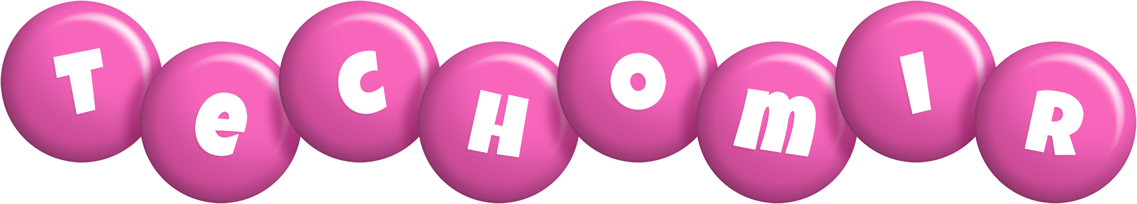 Techomir candy-pink logo