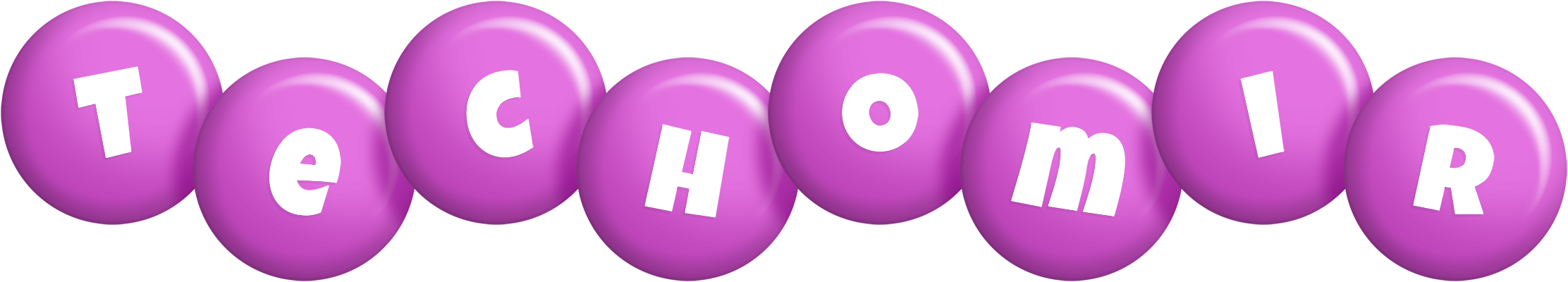 Techomir candy-purple logo