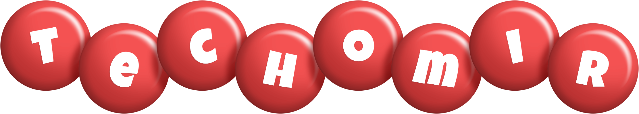 Techomir candy-red logo