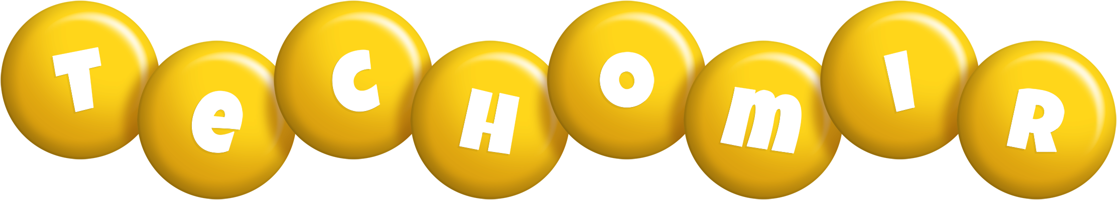 Techomir candy-yellow logo