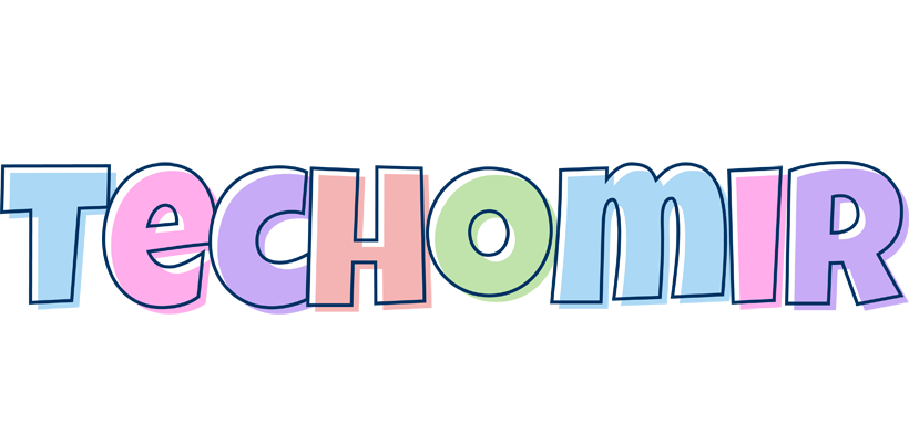 Techomir pastel logo