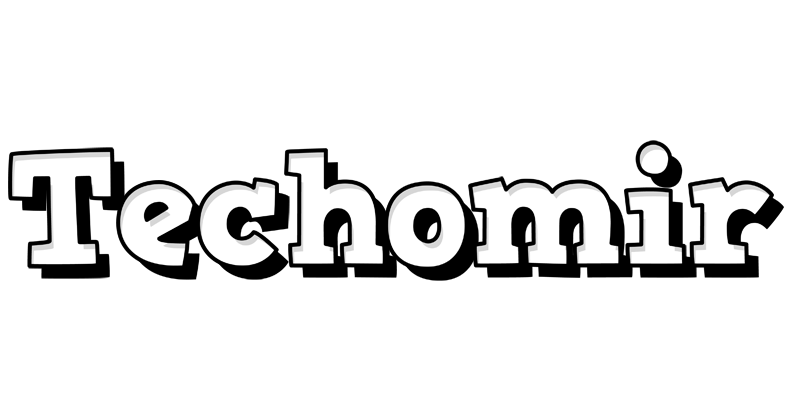Techomir snowing logo