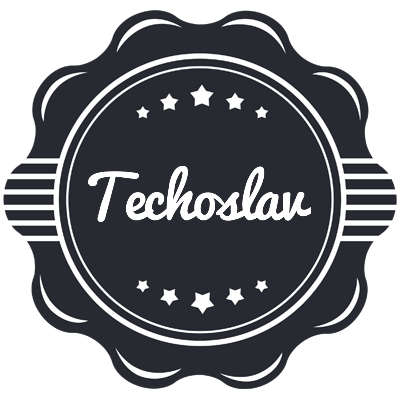 Techoslav badge logo