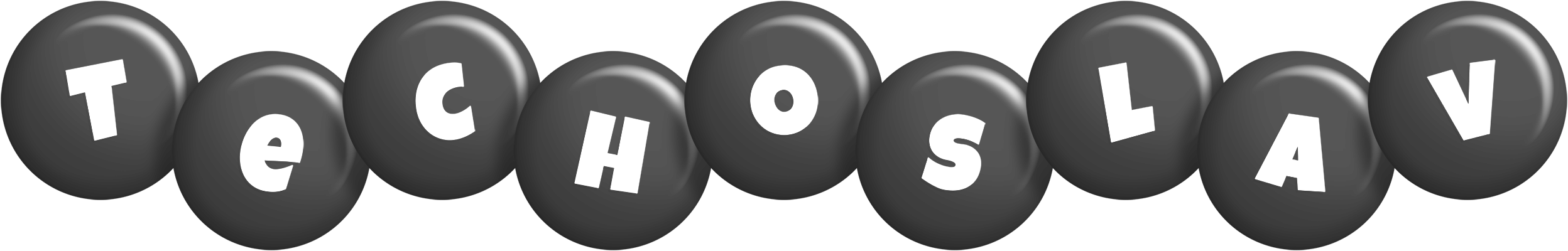 Techoslav candy-black logo