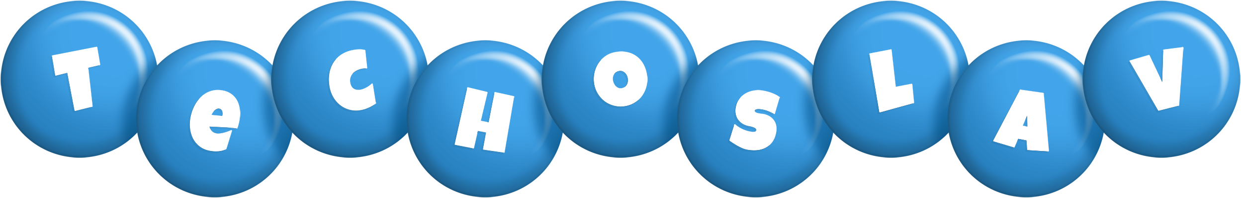 Techoslav candy-blue logo