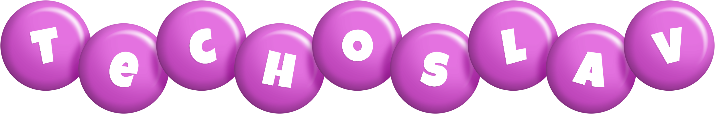 Techoslav candy-purple logo