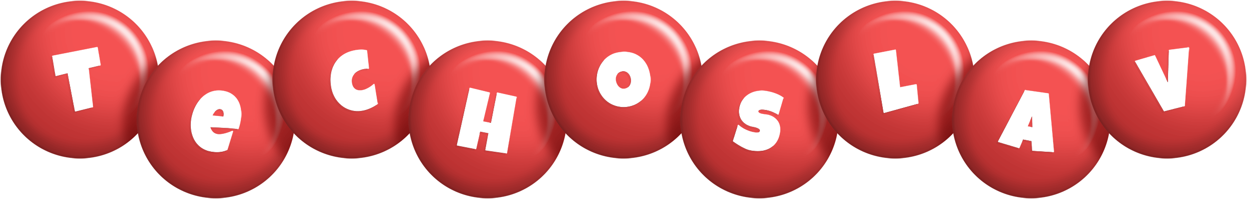 Techoslav candy-red logo