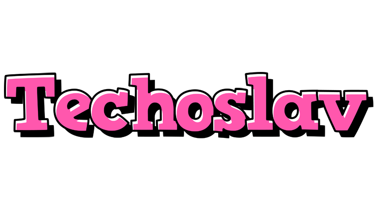 Techoslav girlish logo